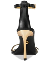 Donna Karan Women's Pryce Buckle Ankle-Strap Dress Sandals