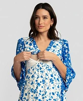 Seraphine Women's Maternity Flounce Sleeve Dress