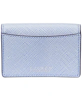 Lauren Ralph Textured Leather Small Flap Card Case