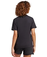 adidas Women's Cotton Logo Slide Crewneck T-Shirt