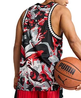 Puma Men's Rival Rage Regular-Fit Mesh Graphic Tank