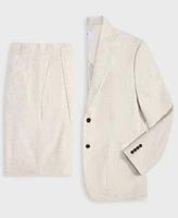 Mode Of One Mens Relaxed Fit Speckled Textured Blazer Shorts Exclusively At Macys