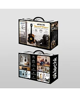 Wall-Mount Record Player, Bluetooth Amplifier w/ 3-Speed Turntable