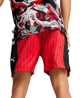Puma Men's Rival Rage Regular-Fit Printed 9" Mesh Shorts