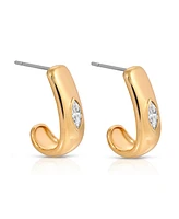 Ettika Marquise Crystal Hoop Earrings