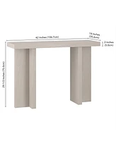 Hudson & Canal 42" Dimitra Wide Rectangular Console Table