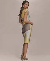 Donna Karan New York Women's Geo-Print Sheath Dress