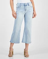 Liverpool Los Angeles Petite Hannah Mid-Ride Cropped Flare-Leg Jeans