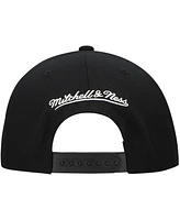 Mitchell & Ness Men's Black Boston Bruins Team Snapback Hat