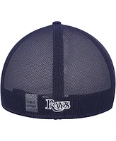 New Era Men's Navy/White Tampa Bay Rays 2023 On-Field Batting Practice 39THIRTY Flex Hat
