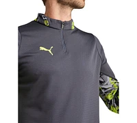 Puma Men's Swirl Pattern Quarter-Zip Shirt