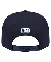 New Era Men's Navy Seattle Mariners Player Replica 9SEVENTY Adjustable Hat