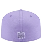 New Era Men's Light Purple Miami Dolphins Color Pack 59FIFTY Fitted Hat