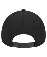 New Era Men's Black Cincinnati Bengals A-Frame 9FORTY Adjustable Hat