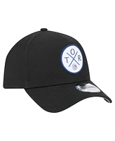 New Era Men's Black Toronto Blue Jays 9FORTY A-Frame Adjustable Hat