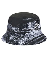 New Era Men's Black/Gray San Antonio Spurs Tip-Off Bucket Hat