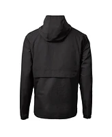 Cutter & Buck Men's Black Atlanta Falcons Charter Eco Half-Zip Anorak Jacket
