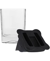 Indigo Falls Iowa Hawkeyes 10oz. Ice Wedge Glass