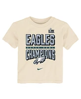 Nike Toddler Cream Philadelphia Eagles Super Bowl Lix Champions T-Shirt