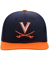 Top of the World Big Boys and Girls Navy Virginia Cavaliers Victory Maverick Snapback Hat