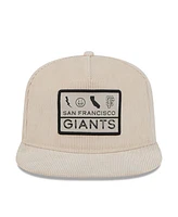 New Era Men's White San Francisco Giants Summer Essential Golfer Snapback Hat