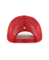 '47 Brand Men's Red Philadelphia Phillies Garner Trucker Adjustable Hat