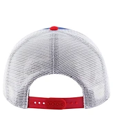'47 Brand Men's Royal Texas Rangers Gridiron Super Stripe Relaxed Trucker Hitch Adjustable Hat