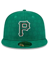 New Era Men's Kelly Green Pittsburgh Pirates St. Patrick's Day 59FIFTY Fitted Hat