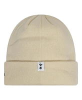 New Era Men's Tan Tottenham Hotspur Rainbow Wordmark Cuffed Knit Hat