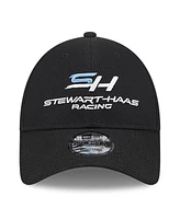 New Era Men's Black Stewart-Haas Racing 9FORTY Adjustable Hat