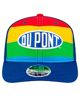 New Era Men's Royal Jeff Gordon Rainbow 9SEVENTY Stretch-snap Hat