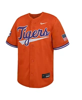 Nike Big Boys and Girls Orange Clemson Tigers Limited Baseball Jersey