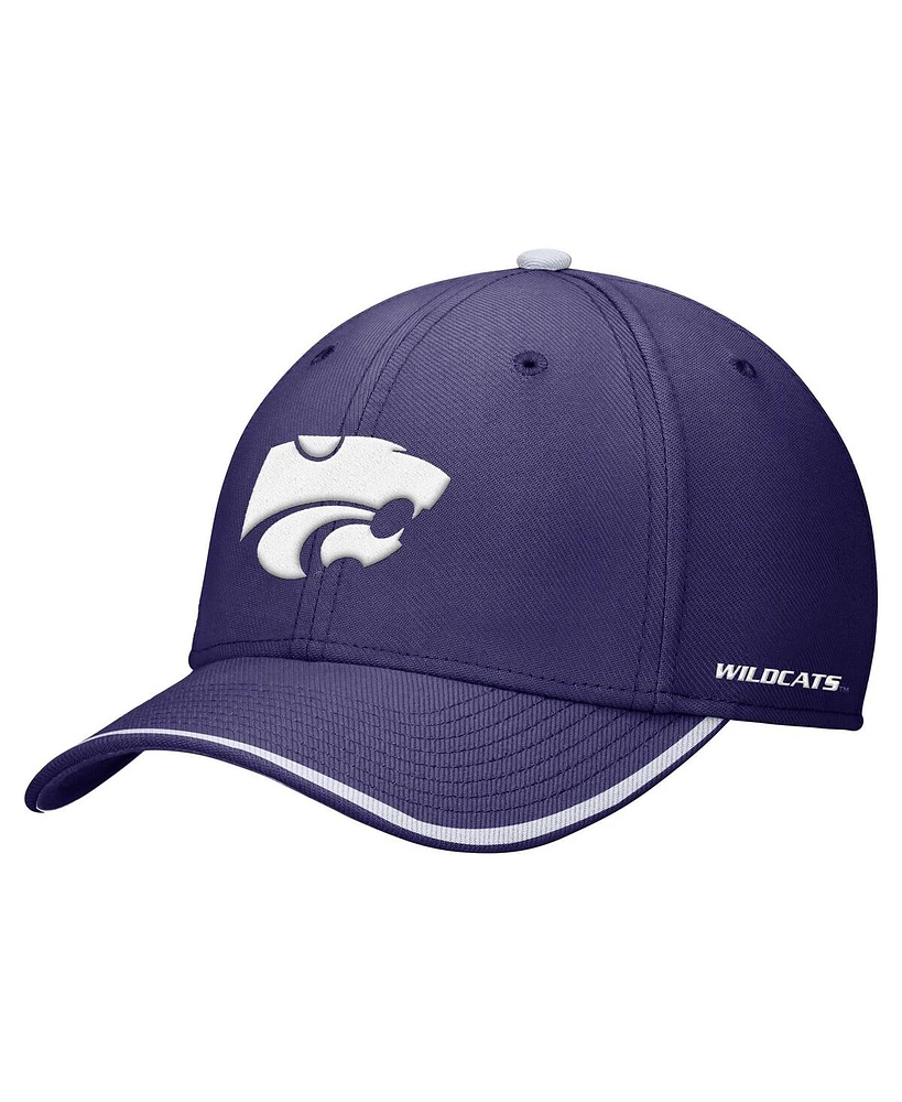 Nike Men's Purple Kansas State Wildcats Rise Performance Flex Hat