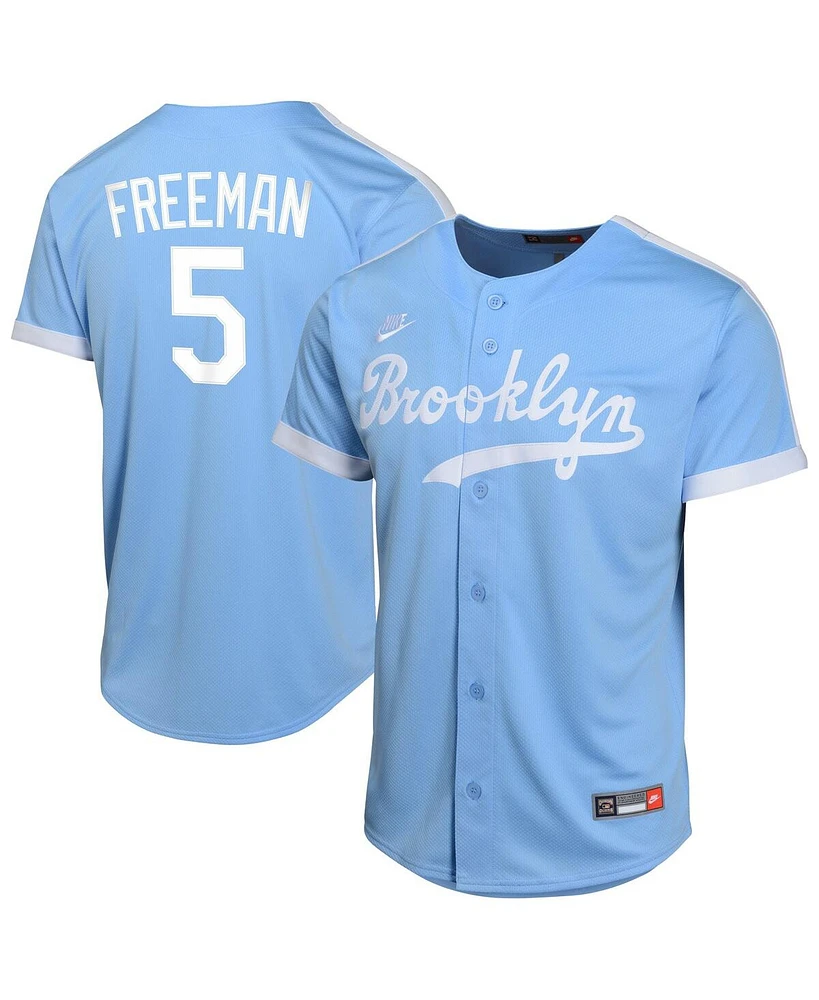 Nike Men's Freddie Freeman Royal Los Angeles Dodgers Limited Cooperstown Collection Alternate Jersey