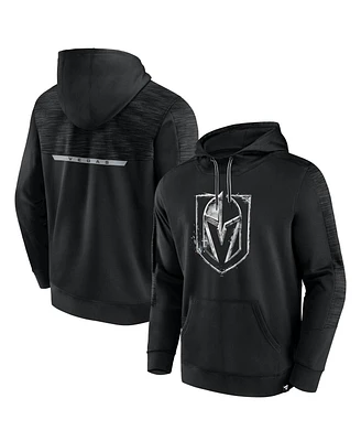 Fanatics Men's Black Vegas Golden Knights Iced Out Pullover Hoodie