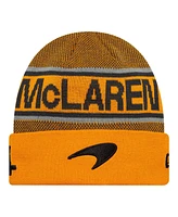 New Era Men's Lando Norris Orange/Anthracite McLaren F1 Team 2025 Replica Driver Cuffed Knit Hat
