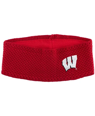 ZooZatz Red Wisconsin Badgers Fashion Knit Headband