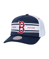 Mitchell & Ness Men's Navy Boston Red Sox Sideline Trucker Adjustable Hat