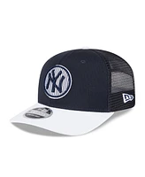 New Era Men's Navy/White New York Yankees 2025 Batting Practice 9SEVENTY Stretch-Snap Trucker Hat