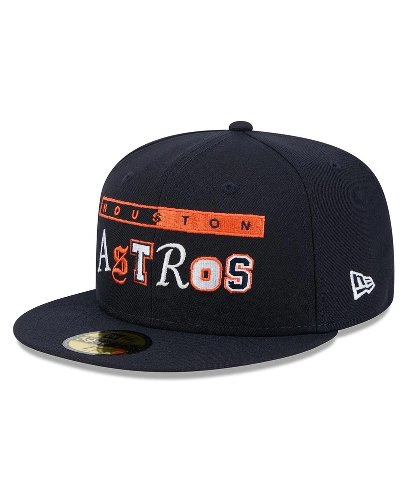 New Era Men's Navy Houston Astros Ransom 59FIFTY Fitted Hat