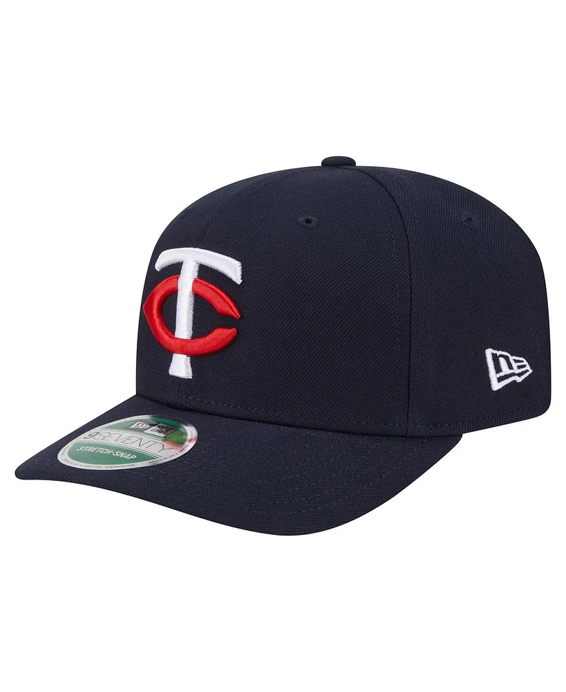 New Era Men's Navy Minnesota Twins Player Replica 9SEVENTY Adjustable Hat