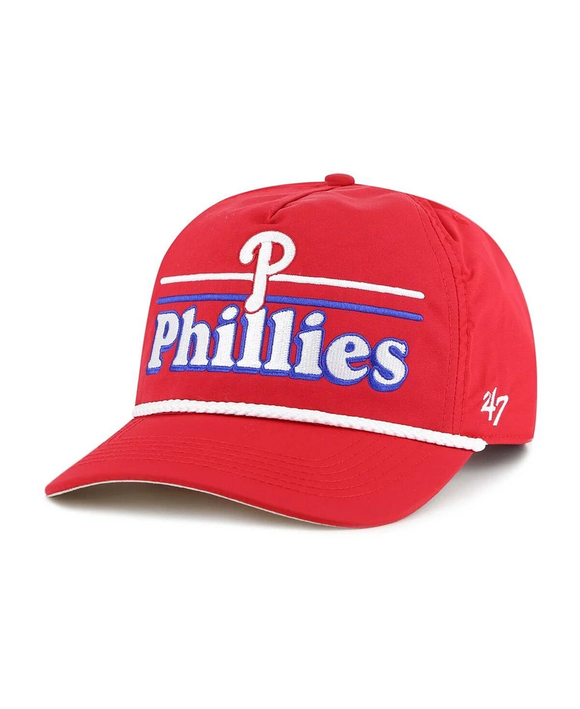 '47 Brand Men's Red Philadelphia Phillies Campscape Hitch Adjustable Hat