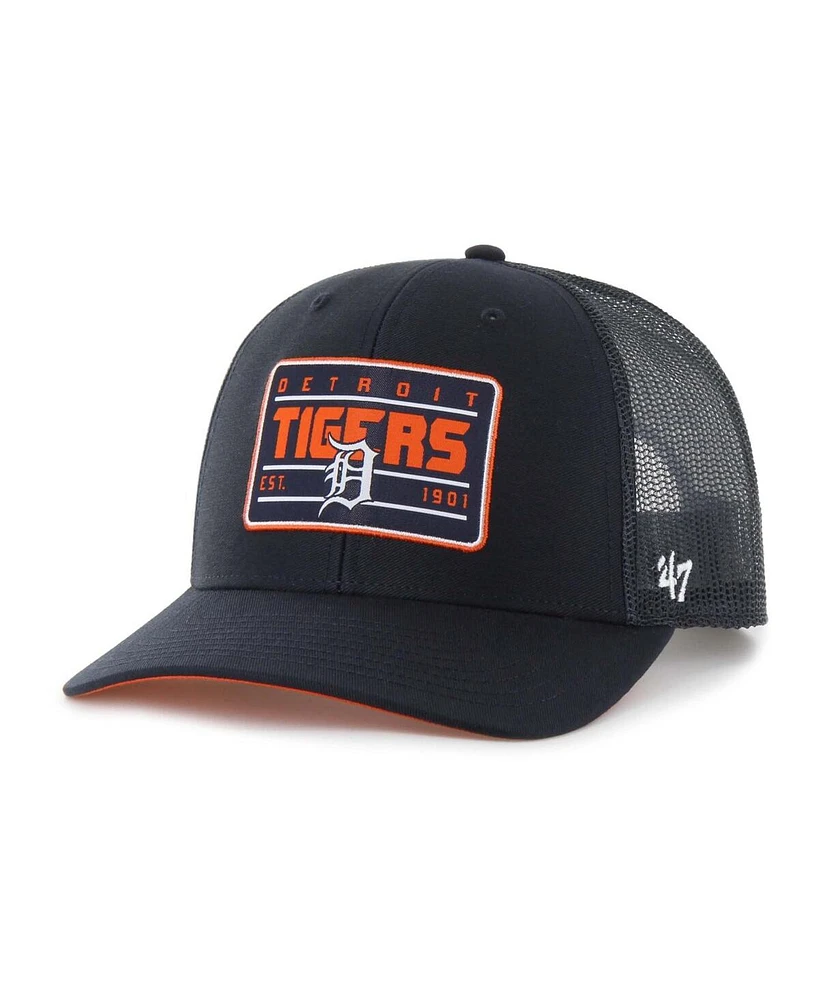 '47 Brand Men's Navy Detroit Tigers Hardline Trucker Adjustable Hat