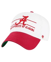 '47 Brand Men's White Alabama Crimson Tide Gridiron Clean Up Adjustable Hat