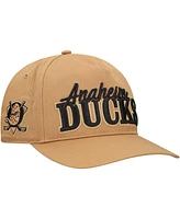 '47 Brand Men's Tan Anaheim Ducks Barnes Hitch Adjustable Hat