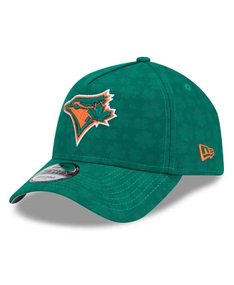 New Era Men's Kelly Green Toronto Blue Jays St. Patrick's Day A-Frame 9FORTY Adjustable Hat