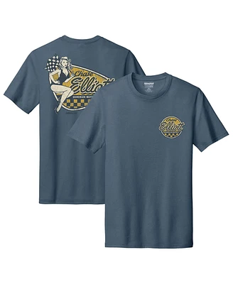 Hendrick Motorsports Team Collection Men's Blue Chase Elliott Tri-Blend Pinup T-Shirt