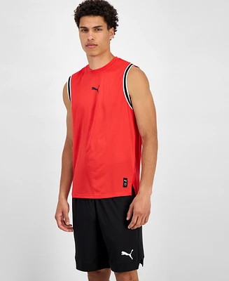 Puma Men's Winning Shot Regular-Fit Mesh Logo Tank Top