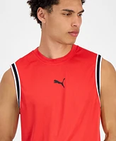 Puma Men's Winning Shot Regular-Fit Mesh Logo Tank Top
