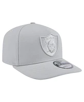 New Era Men's Gray Las Vegas Raiders Color Pack 9FIFTY Snapback Hat